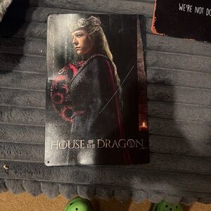 House of the Dragon Metal Sign